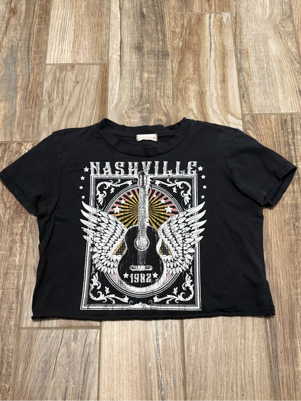 Altar'd State Retro Nashville Guitar Wings Shirt